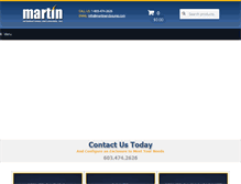 Tablet Screenshot of martinenclosures.com